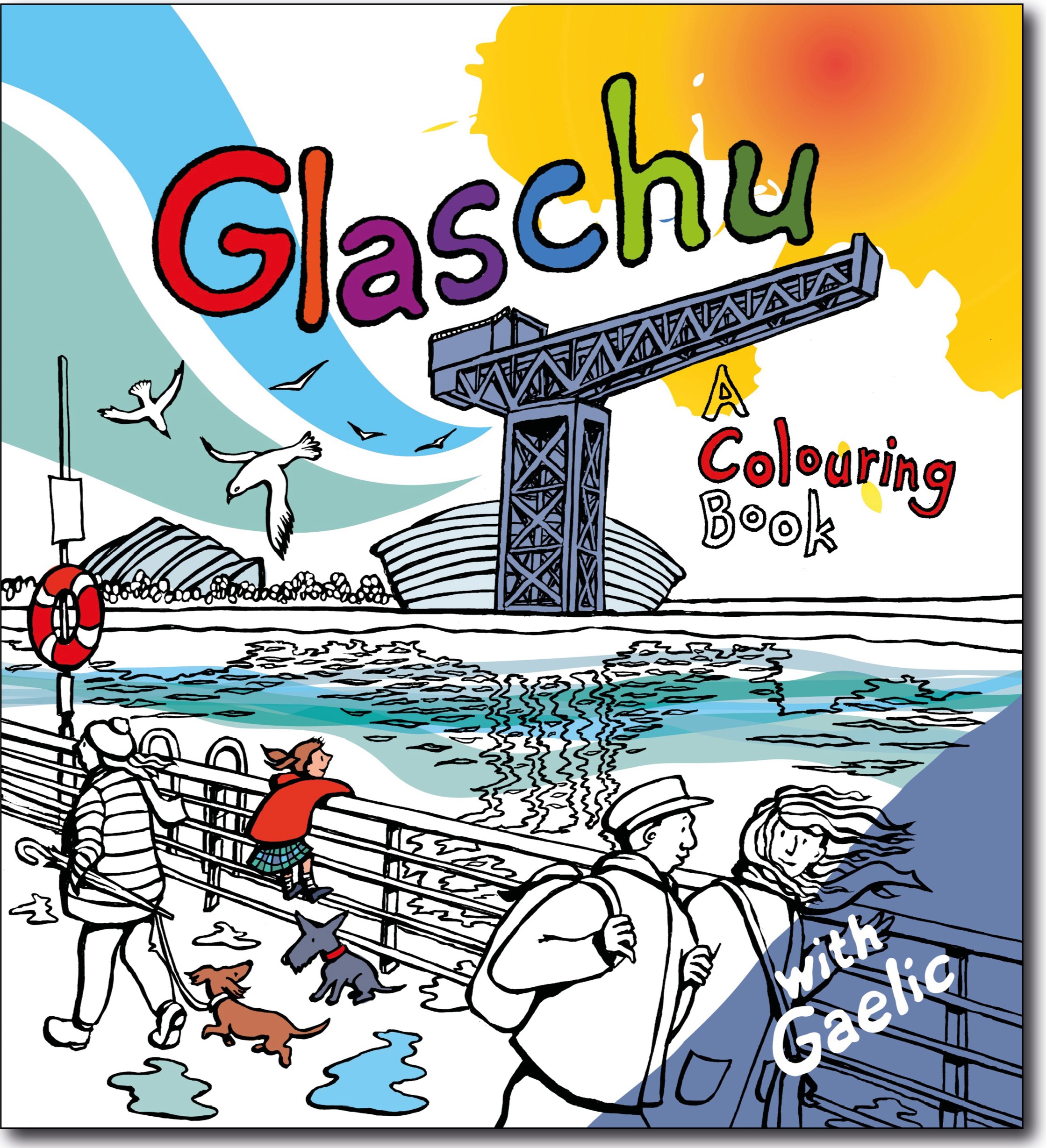 Glaschu Colouring Book Cover